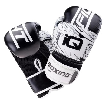 Фото Перчатки для бокса BAVO (BAVO-BLACK/WHITE), Цвет - черный, белый, Перчатки