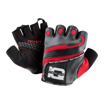 Фото Перчатки спорт BRIGHT (BRIGHT-BLACK/FIERY RED), Цвет - черный, красный, Перчатки