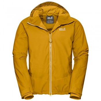Фото Горнолыжная куртка EXOLIGHT BASE JACKET MEN (1109751-3015), Цвет - желтый, Горнолыжные сноубордные