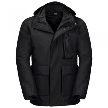Фото Куртка 3 в 1 FJAERLAND JACKET (1110501-6000), Цвет - черный, Куртки 3 в 1