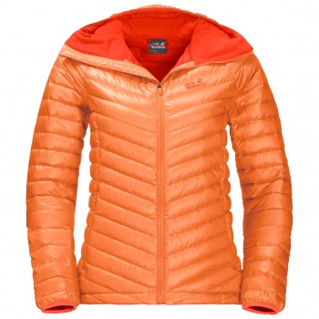 Фото Пуховик ATMOSPHERE JKT W (1204431-3047), Цвет - светло-оранжевый, Пальто