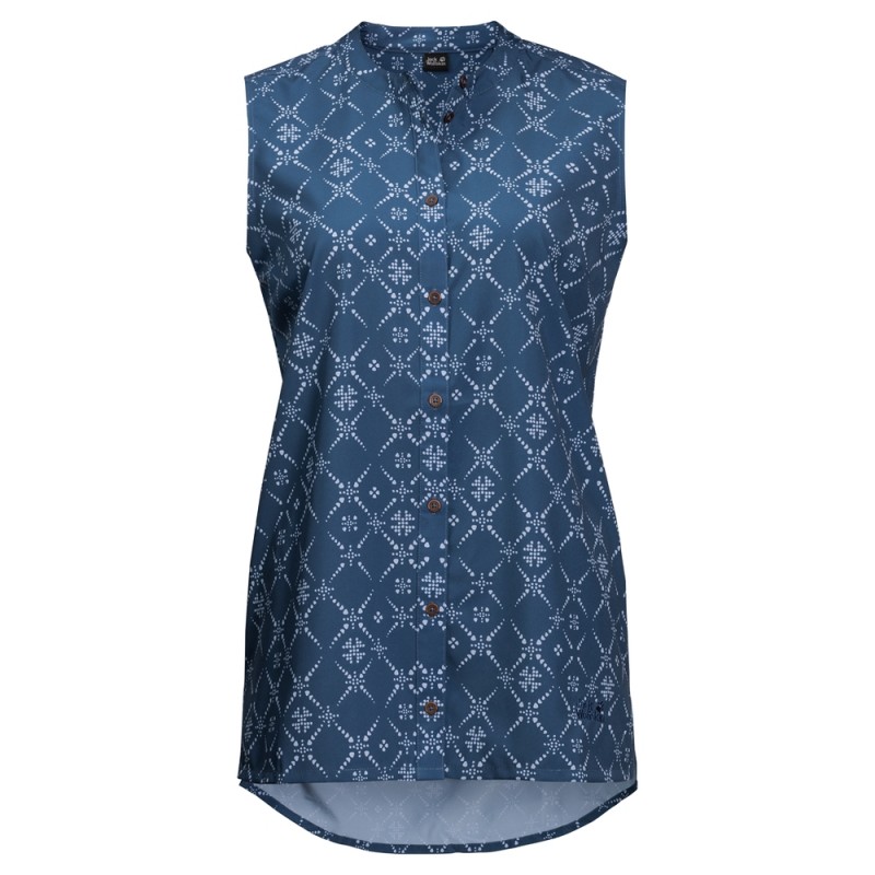 

Блуза sonora maori sleeveless w (1402672-7717, Синий