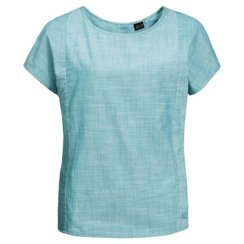 Фото Блуза EMERALD LAKE TOP W (1402781-4010), Цвет - бирюзовый, Туники и блузы