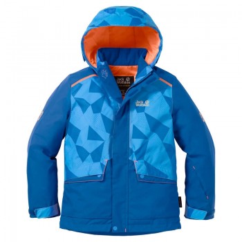 Фото Куртка г/л SNOW RIDE JACKET KIDS (1606001-1121), Цвет - голубой, Горнолыжные