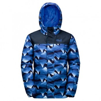 Фото Куртка утепленная B KAJAK FALLS PRINTED JKT (1606841-7523), Цвет - синий, Городские