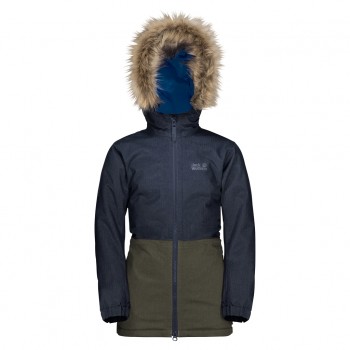 Фото Куртка утепленная BANDAI JACKET KIDS (1607991-1033), Цвет - темно-синий, Утепленные куртки