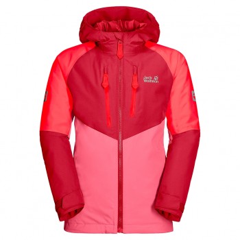 Фото Куртка горнолыжная GREAT SNOW JACKET KIDS (1608571-2172), Цвет - кораллово-розовый, Горнолыжные