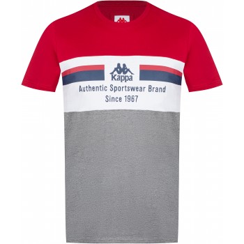 Фото Футболка Men's T-shirt (102254-HA), Цвет - красный, серый, Футболки