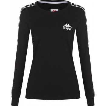 Фото Футболка с длинным рукавом Women's T-shirt with long sleeves (104801-99), Цвет - черный, Футболки с длинным рукавом