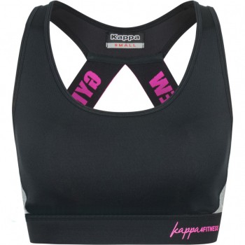 Фото Топ Women's fitness bikini bra (303SYV0-BA), Цвет - черный, серый, Спортивные топы