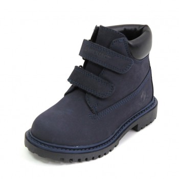 Фото Ботинки Ankle Boot Two Velcro (SB00101-013-M0014), Цвет - темно-синий, черный, Городские ботинки