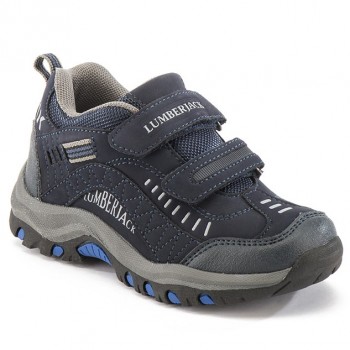 Фото Полуботинки Active Shoes Two Velcro Wingtip (SB32605-001-CC001), Цвет - темно-синий, Полуботинки