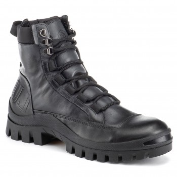 Фото Ботинки HIGH BOOT WITH HOOKS (SM67101-001-CB001), Цвет - черный, Городские ботинки