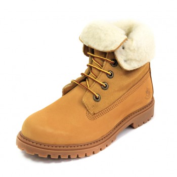 Фото Ботинки Ankle Boot With Fur Lining (SW00101-014-CG001), Цвет - желтый, Городские ботинки