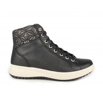 Фото Ботинки черные 43607T21G (43607T21G), Цвет - черный, Треккинговые ботинки