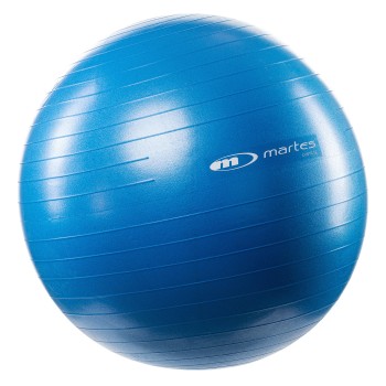 Фото М'яч для фітнесу ANTIBURST (ANTIBURST-MATT BLUE), Колір - синій, Спортивні товари