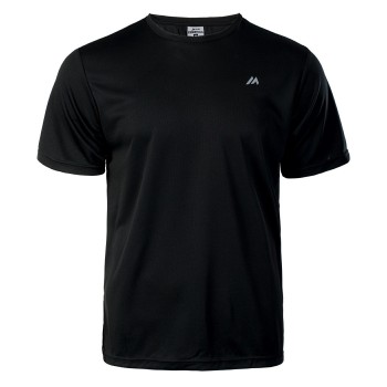Фото Футболка спортивна DIJON (DIJON-BLACK/REFLECTIVE), Колір - чорний, сірий, Спортивні футболки