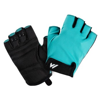 Фото Перчатки спортивные GRIPS (GRIPS-BLUE TURQUISE), Цвет - черный, бирюзовый, Перчатки