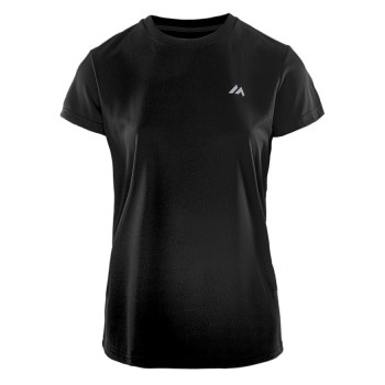 Фото Футболка спортивная LADY DIJON (LADY DIJON-BLACK/REFLECTIVE), Цвет - черный, серый, Спортивные футболки
