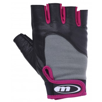 Фото Спортивные перчатки MITRA (MITRA-BLACK/FUCHSIA), Цвет - черный, фуксия, Перчатки