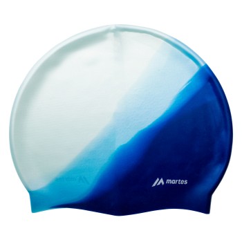 Фото Шапка для плавания MULTISILI (MULTISILI-BLUE/SILVER), Цвет - синий, голубой, серебряный, Шапки для плавания