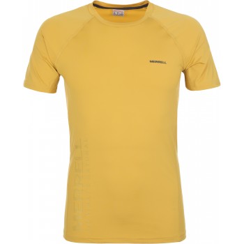 Фото Футболка для спорта Men's T-shirt (S19AMRTSM02-61), Цвет - желтый, Спортивные футболки
