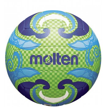 Фото М'яч волейбольний Molten Beach volleyball (V5B1502-L), Колір - зелений, Пляжні м'ячі