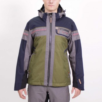 Фото Куртка г/л Alwin Schijacke (0805560), Колір - темно-зелений, темно-синій,  Гірськолижні і сноубордичні куртки