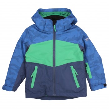 Фото Куртка горнолыжная CHILDREN SKI Jacket SMU (101871), Цвет - синий, зеленый, Горнолыжные