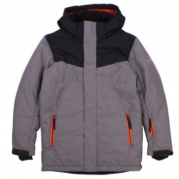 Фото Куртка горнолыжная JUNIOR SNOW Jacket SMU (101882), Цвет - черный, серый, Горнолыжные