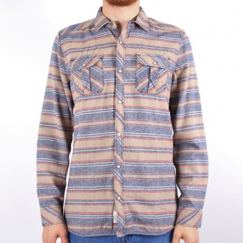 Фото Рубашка с длинным рукавом Lm Violator Flannel Shirt (651306-7900), Цвет - синий, коричневый, Длинный рукав