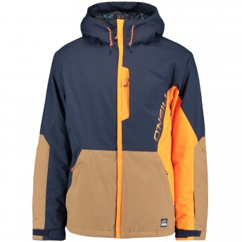 Фото Куртка горнолыжная PM SUBURBS JACKET (7P0032-5056), Цвет - бежевый, синий, Горнолыжные сноубордные