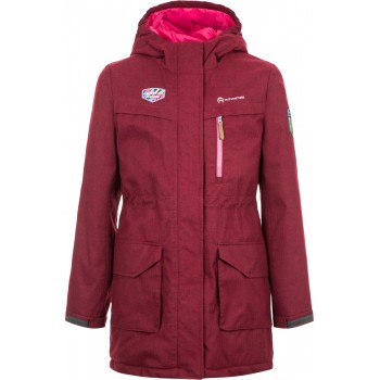 Фото Куртка утепленная Girl's Padded Jacket (A19AOUJAG10-5H), Цвет - бордовый,винный, Городские