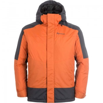 Фото Куртка утепленная Men's Padded Jacket (LMP103-EA), Цвет - оранжевый, серый, Городские куртки