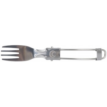Фото Вилка Folding fork (S17EOUOU038-02), Цвет - серебряный, Туристические наборы
