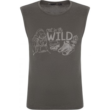 Фото Майка Men's T-shirt (S18AOUTSM12-T4), Цвет - коричневый, Майки