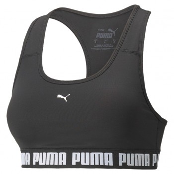 Фото Топ Mid Impact Puma Strong Bra PM (521599-01), Цвет - черный, Спортивные топы