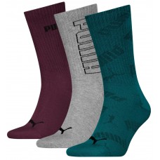 Носки PUMA UNISEX MESH LOGO CREW SOCK 3P