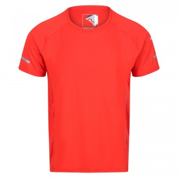 Фото Спортивная футболка Highton Pro Tee (RMT252-657), Цвет - ярко-красный, Спортивные футболки