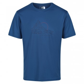 Фото Спортивная футболка Fingal VI (RMT253-KAD), Цвет - синий, Спортивные футболки