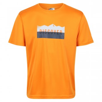 Фото Спортивная футболка Fingal VI (RMT253-S9I), Цвет - оранжевый, Спортивные футболки