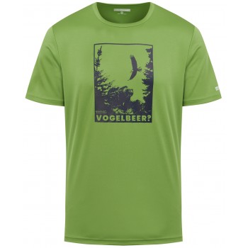 Фото Футболка спортивная FingalSlogan III (RMT290-BLV), Цвет - зеленый, Спортивные футболки