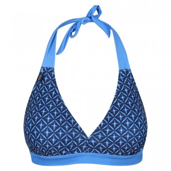 Фото Лиф Flavia Bikini Top (RWM018-CUE), Цвет - темно-синий с принтом, Лифы