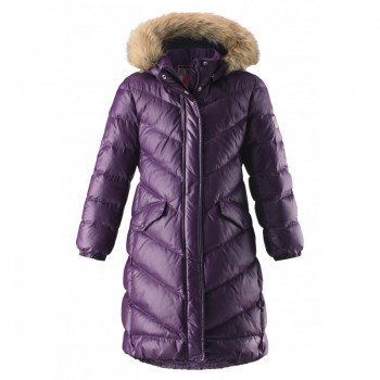 Фото Полупальто пуховое Down jacket Satu (531302-5930), Цвет - фиолетовый, Пальто