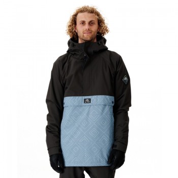 Фото Куртка для сноуборда PRIMATIVE JACKET (000MOU-4790), Цвет - чёрный, голубой, Горнолыжные куртки