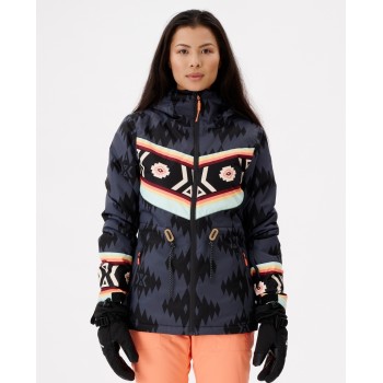 Фото Куртка для сноуборда RIDER BETTY JACKET (000WOU-90), Цвет - темно-синий, Горнолыжные