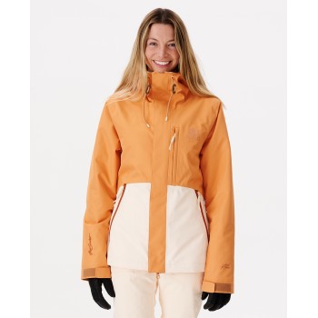 Фото Куртка для сноуборда CORE APRES JACKET (003WOU-136), Цвет - оранжевый, светло-розовый, Горнолыжные