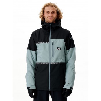 Фото Куртка для сноуборда NOTCH UP JACKET (005MOU-4790), Колір - чорний, блакитний,  Гірськолижні і сноубордичні куртки