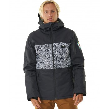 Фото Куртка для сноуборда NOTCH UP 10K/10K JACKET (00BMOU-3021), Колір - сірий, чорний,  Гірськолижні і сноубордичні куртки