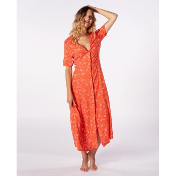 Фото Платье BEACH NOMADIC DRESS (GDRFX4-9760), Цвет - оранжевый, Платья